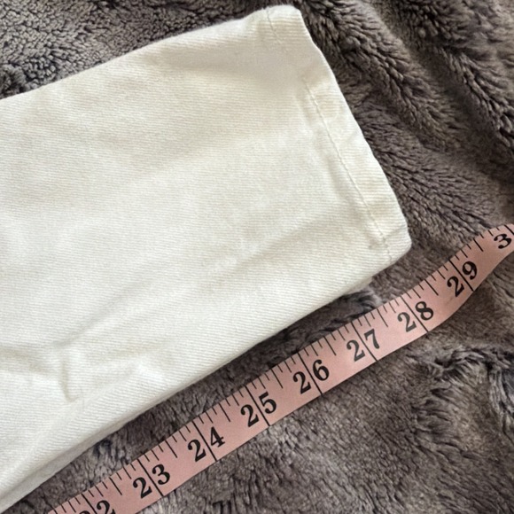 Everlane Mid Rise Off White Skinny Jeans Size 26 Regular Stretch - Picture 8 of 10